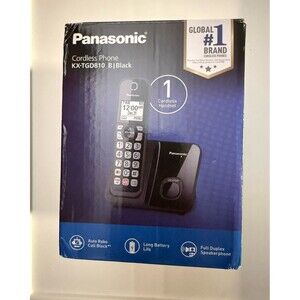 Panassonic Cordless Phone KX-TGD810 Black With 1 Cordless Handset - Pre Owned